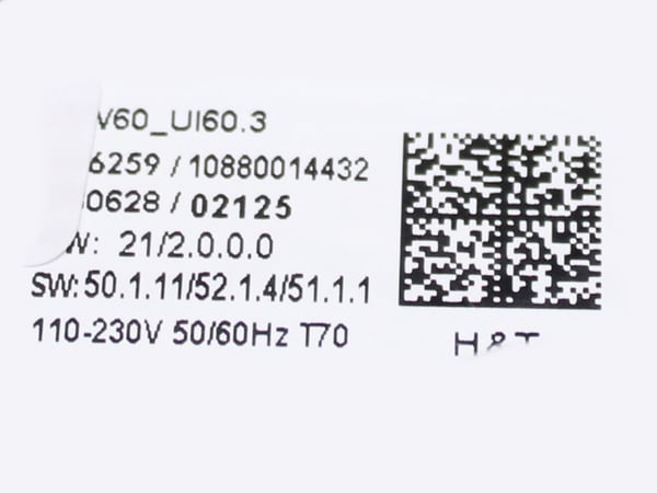 User Interface DW60.3 H&t
