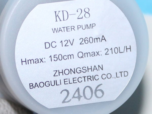 Pump With Seal Circle DC12V KD-28