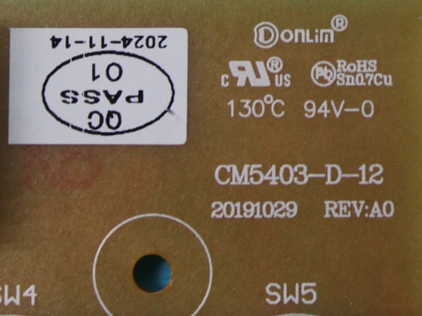 Control Board Ass'y