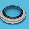 Asko Washing Machine Door WM-76/86 S5502-Y Sign P Assy - Image 2