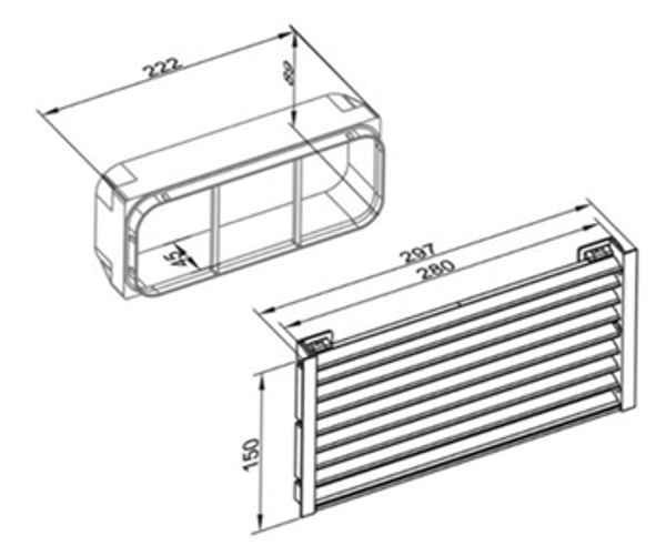 Ventilation Grid HD3501