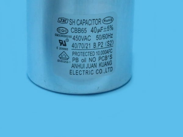 Compressor Capacitor 40UF 450V