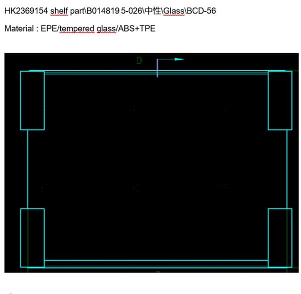 Glass Shelf Assy