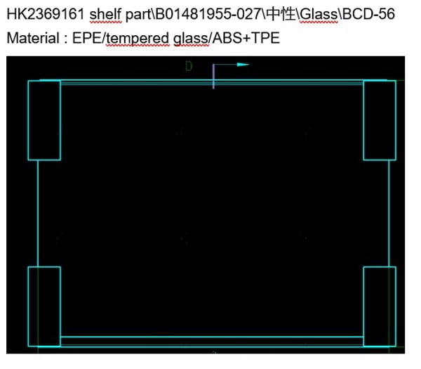 Glass Shelf Assy