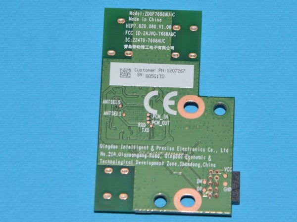 WIFI MODU\ZDGF7668AU-C\ROH