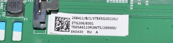 Main Board TE65A6110FUWTS EU