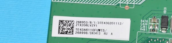 Main Board TE43A6110FUWTS EU