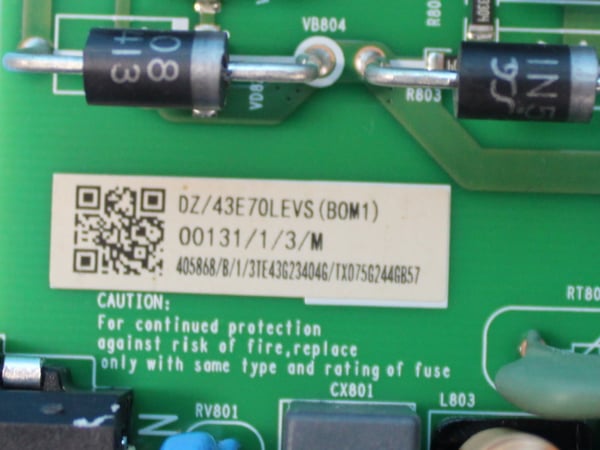 Main Board 43E70LEVS