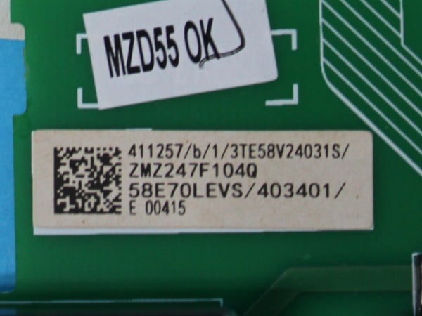 Main Board 58E70LEVS