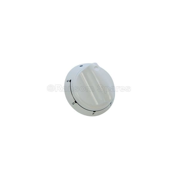 Knob White 6 Heat