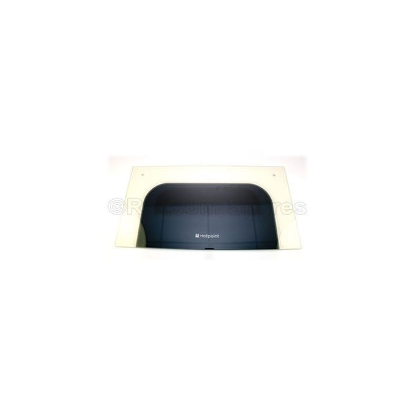 TOP GRILL DOOR GLASS WHITE