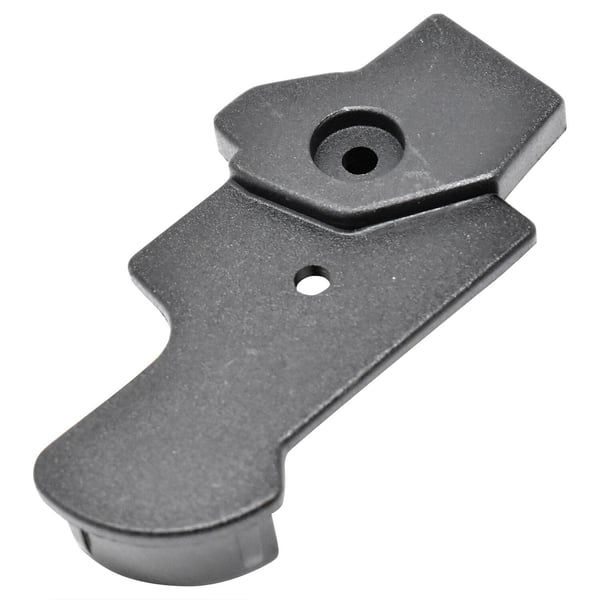 Door Right Hand Lower End Cap & Clip (Black)