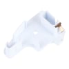 Hotpoint Cooker & Hob Door Right Hand Bottom End Cap & Clip Assembly (White) - Image 1