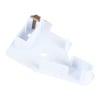 Hotpoint Cooker & Hob Door Right Hand Bottom End Cap & Clip Assembly (White) - Image 4
