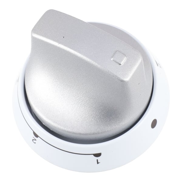 6 Heat Control Knob Silver White