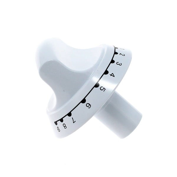 White Control Knob Switch