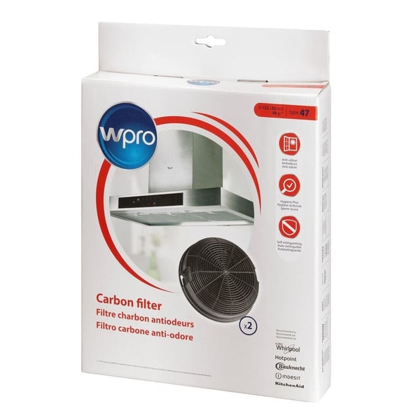 Carbon Filter Type 47  Pack of 2 Filters 