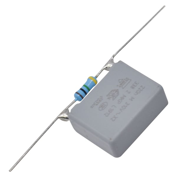 Suppressor Capacitor Assembly With Discharge Resistor