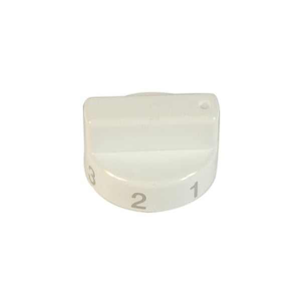 White Control Knob Switch