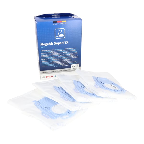 MegaAir SuperTEX - Type P x 4 Dust Bags 