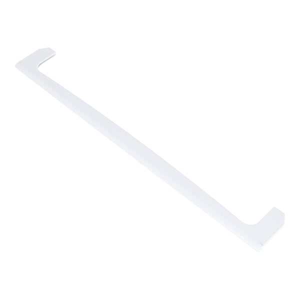 Glass Shelf Front White Plastic Trim
