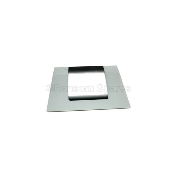 Outer Door Glass Main Oven Silver