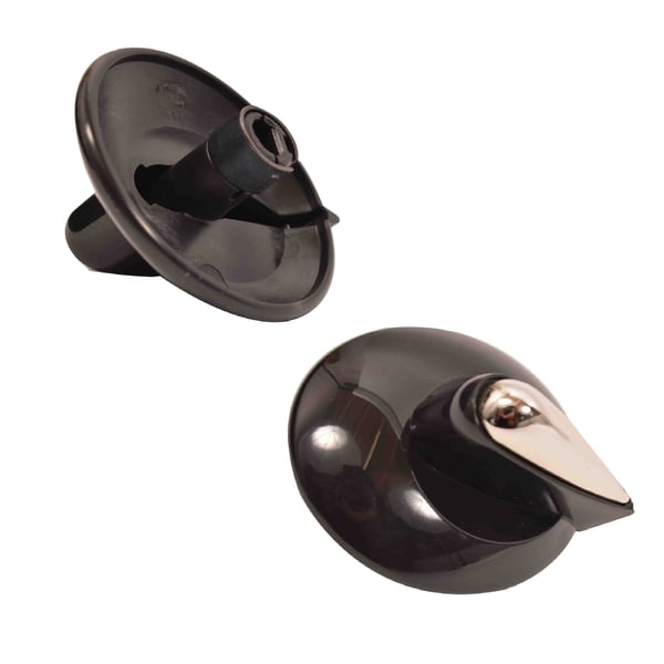 Black & Silver Control Knob Switch