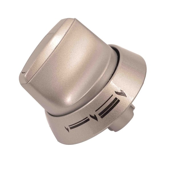Gas Hob Silver Control Knob Switch Dial