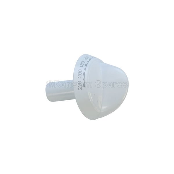 White Top Oven Control Knob