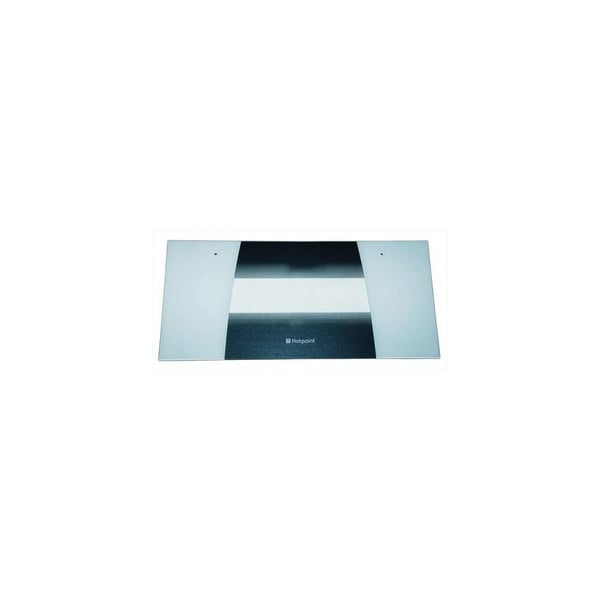 Top Outer Door Glass With White Trim