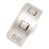 Ariston Cooker & Hob Control Knob, Silver - Image 1