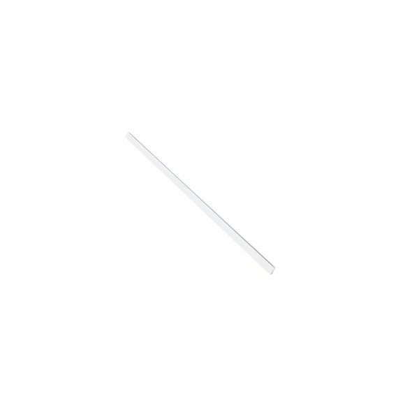 Front Plastic Edge Trim, White