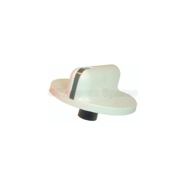 White Control Knob Switch Dial