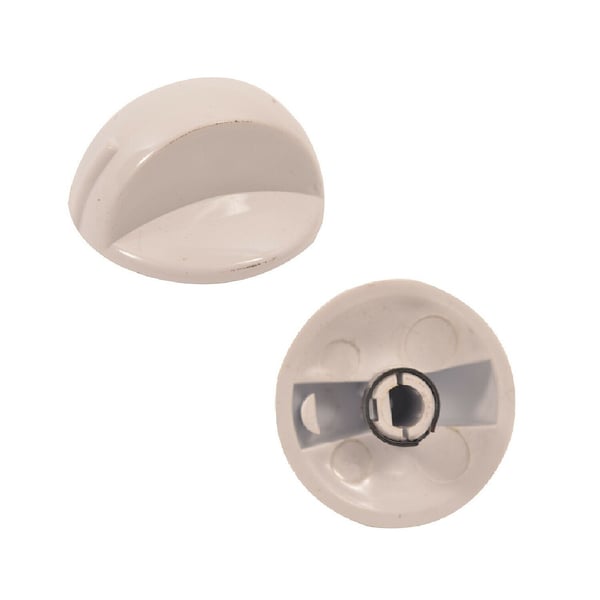 White Control Knob Switch (Short)