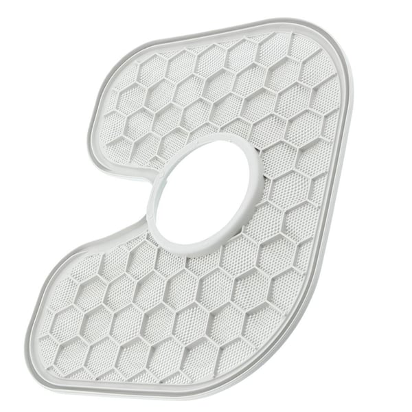 Bottom Plastic Filter Mesh Strainer (Light Grey)