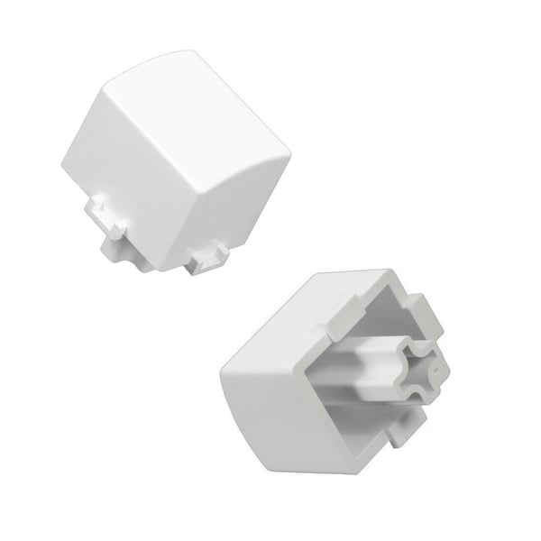 On / Off White Button Switch 