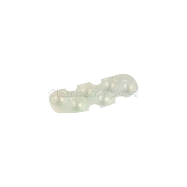 Eggs container transparent grey