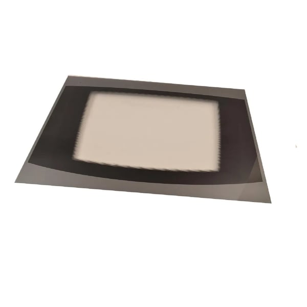 Main Oven Outer Door Glass Silver