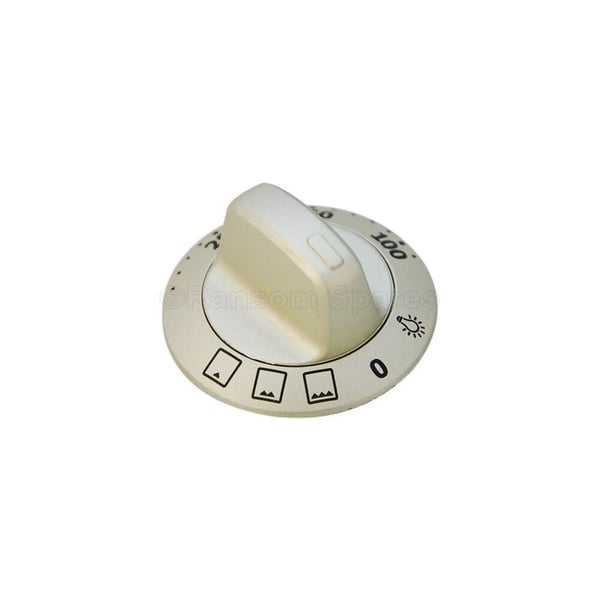 control knob stainless top oven/grill