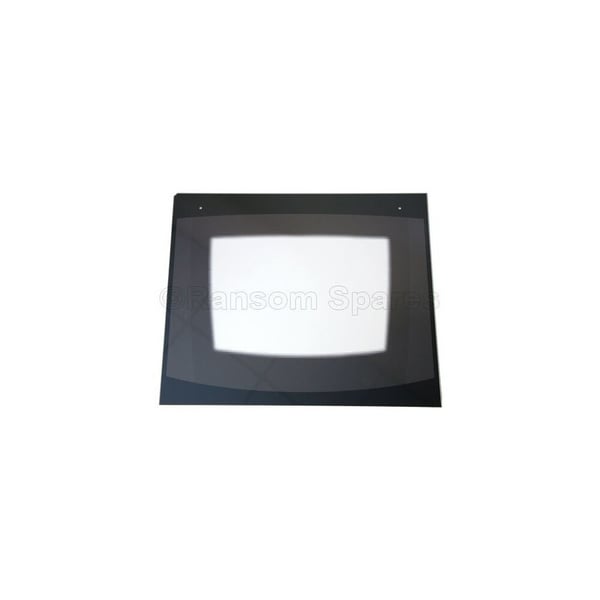 Main Oven Door Glass Black