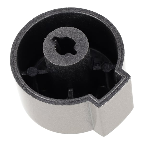 Inox Silver Hob Control Knob