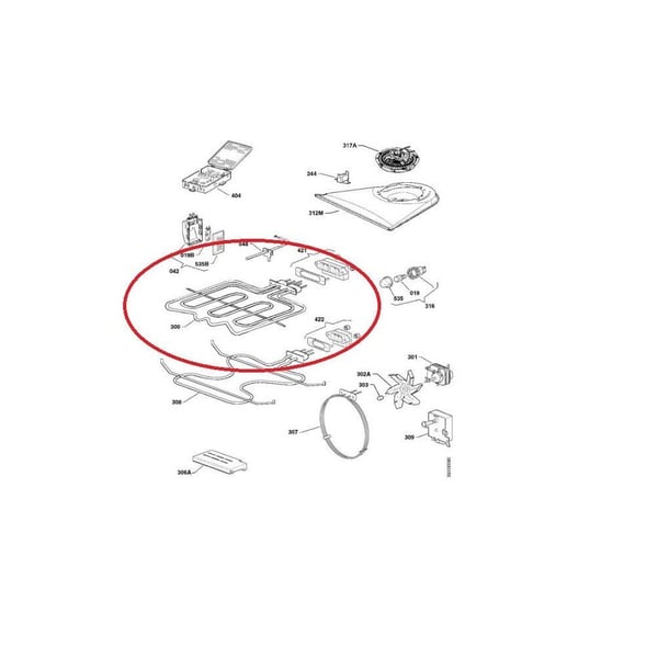 Top Upper Heating Element 