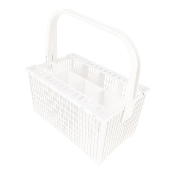 White Cutlery Basket