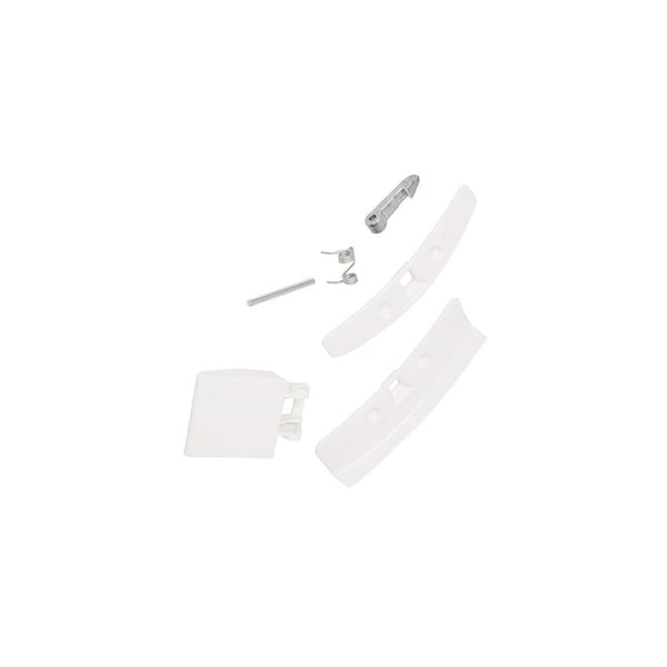 White Door Handle  Hook Spring & Catch