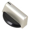 Baumatic Cooker & Hob Hob Control Knob Switch Silver & Black - Image 2