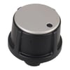 Hotpoint Cooker & Hob Knob Silver & Black - Image 1