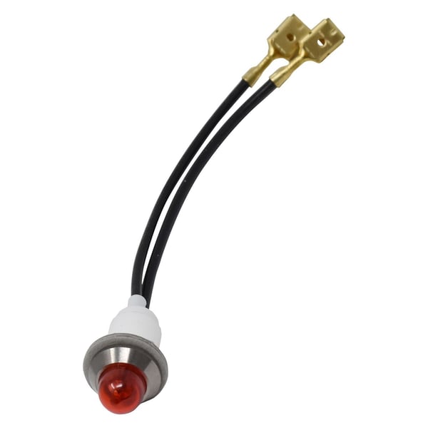 NEON INDICATOR RED LENS 230V (SUPPLIERS REF L008100) C/W LINK WIRES