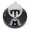 New World Cooker & Hob Silver & Black Control Knob - Image 4