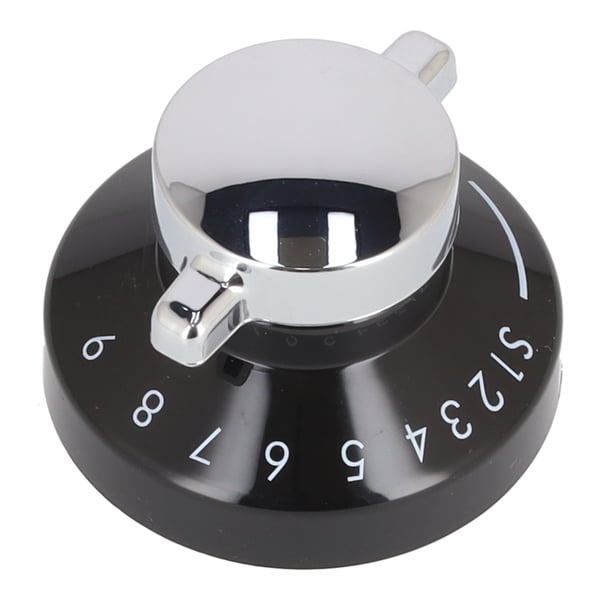 Knob Top Grill Oven Black Silver
