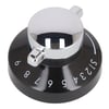 New World Cooker & Hob Knob Top Grill Oven Black Silver - Image 1
